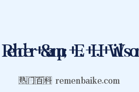 Rehder+&amp;+E.+H.+Wilson是什么意思的图片